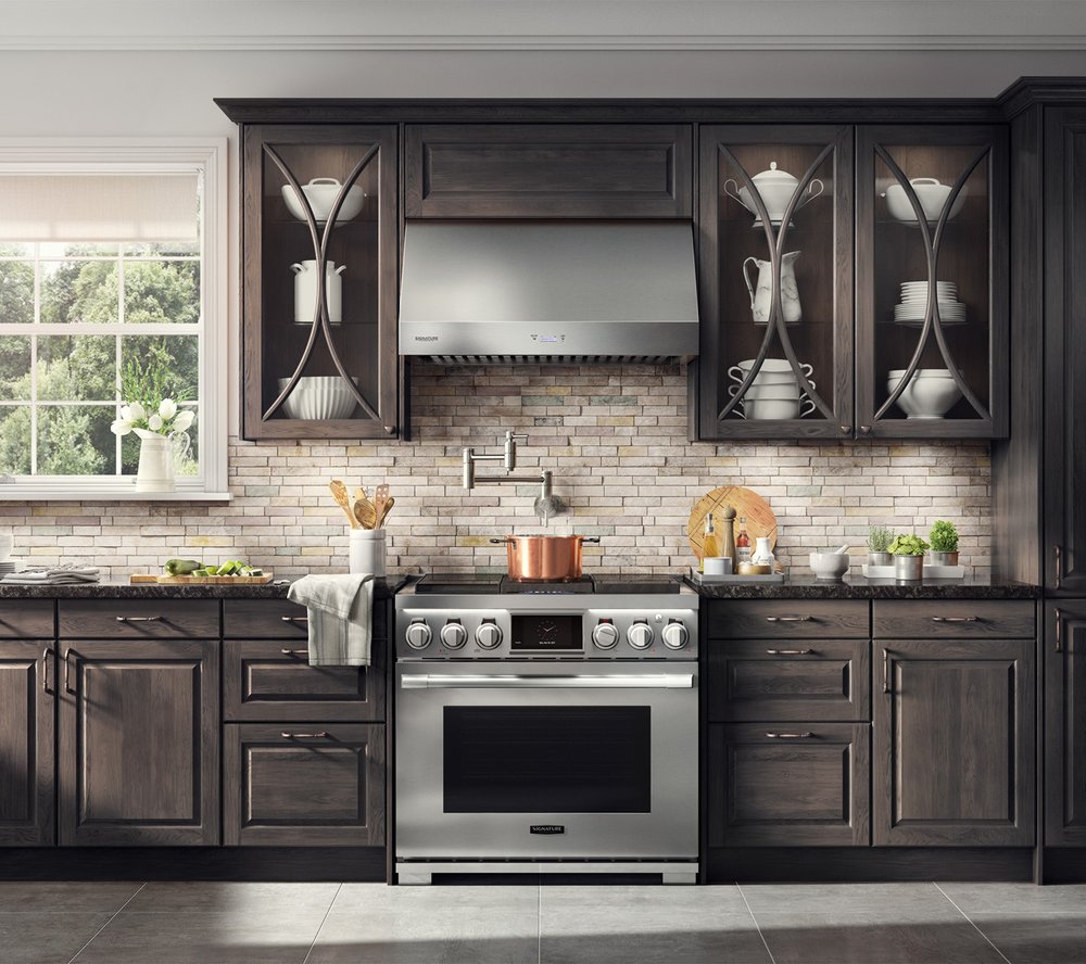 36 inch Dual Fuel Pro Range with Sous Vide and Induction Signature Kitchen Suite
