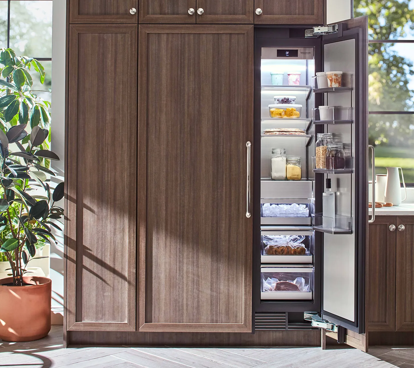 Built in Refrigerators Panel Ready Side By Side French Signature Kitchen Suite